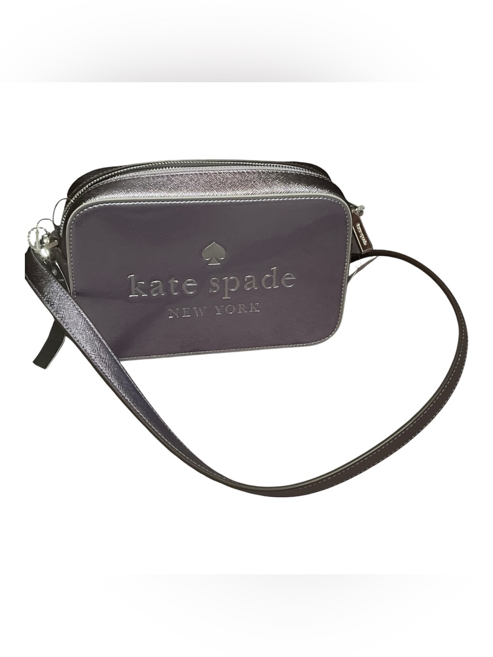kate spade Purple Patent Leather Crossbody Camera Bag